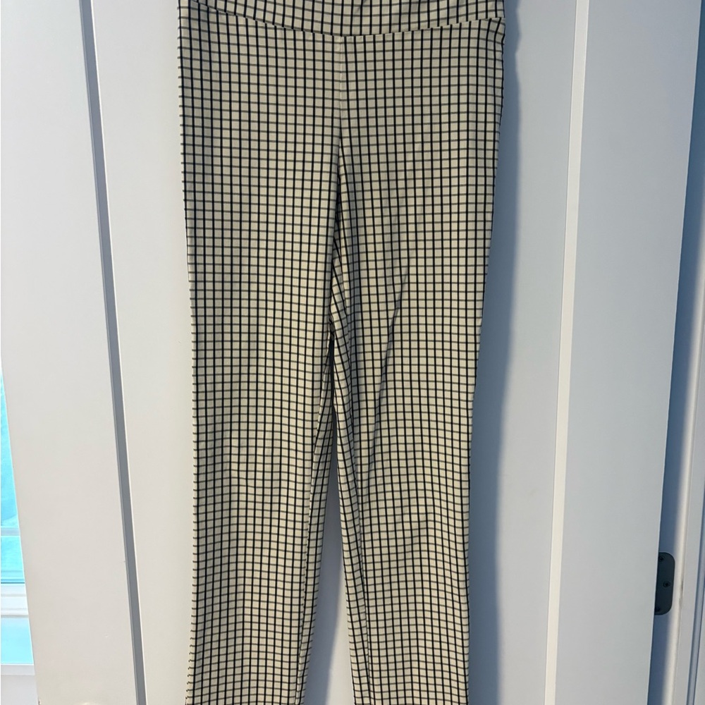 Black and White Checkered Pants